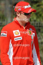 06.10.2007 Shanghai, China,  Kimi Raikkonen (FIN), Räikkönen, Scuderia Ferrari - Formula 1 World Championship, Rd 16, Chinese Grand Prix, Saturday