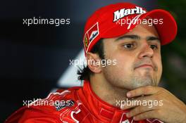 06.10.2007 Shanghai, China,  Felipe Massa (BRA), Scuderia Ferrari - Formula 1 World Championship, Rd 16, Chinese Grand Prix, Saturday Press Conference