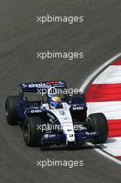 06.10.2007 Shanghai, China,  Nico Rosberg (GER), WilliamsF1 Team, FW29 - Formula 1 World Championship, Rd 16, Chinese Grand Prix, Saturday Practice