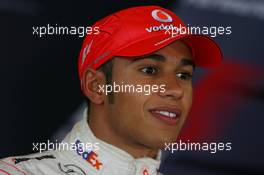 06.10.2007 Shanghai, China,  Lewis Hamilton (GBR), McLaren Mercedes - Formula 1 World Championship, Rd 16, Chinese Grand Prix, Saturday Press Conference