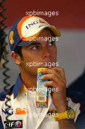 06.10.2007 Shanghai, China,  Nelson Piquet Jr (BRA), Test Driver, Renault F1 Team - Formula 1 World Championship, Rd 16, Chinese Grand Prix, Saturday Practice