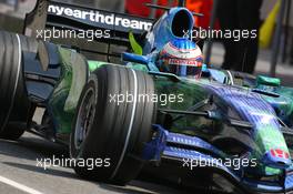 06.10.2007 Shanghai, China,  Jenson Button (GBR), Honda Racing F1 Team, RA107 - Formula 1 World Championship, Rd 16, Chinese Grand Prix, Saturday Practice