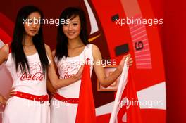 06.10.2007 Shanghai, China,  Girls at the circuit - Formula 1 World Championship, Rd 16, Chinese Grand Prix, Saturday