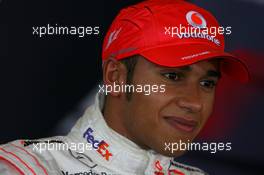 06.10.2007 Shanghai, China,  Lewis Hamilton (GBR), McLaren Mercedes - Formula 1 World Championship, Rd 16, Chinese Grand Prix, Saturday Press Conference