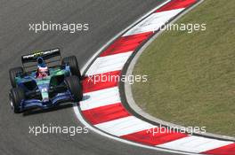 06.10.2007 Shanghai, China,  Rubens Barrichello (BRA), Honda Racing F1 Team, RA107 - Formula 1 World Championship, Rd 16, Chinese Grand Prix, Saturday Practice