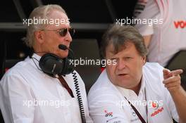 06.10.2007 Shanghai, China,  left, Prof. Jurgen Hubbert (GER), Board of Management DaimlerChrysler and right, Norbert Haug (GER), Mercedes, Motorsport chief - Formula 1 World Championship, Rd 16, Chinese Grand Prix, Saturday Practice