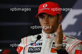 06.10.2007 Shanghai, China,  Lewis Hamilton (GBR), McLaren Mercedes - Formula 1 World Championship, Rd 16, Chinese Grand Prix, Saturday Press Conference