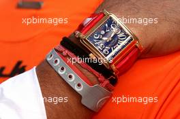 06.10.2007 Shanghai, China,  The watch of Dr Vijay Mallya (IND), Kingfisher - Formula 1 World Championship, Rd 16, Chinese Grand Prix, Saturday