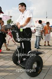 06.10.2007 Shanghai, China,  Police Segway - Formula 1 World Championship, Rd 16, Chinese Grand Prix, Saturday