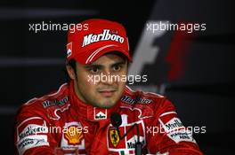 07.10.2007 Shanghai, China,  Felipe Massa (BRA), Scuderia Ferrari - Formula 1 World Championship, Rd 16, Chinese Grand Prix, Sunday Press Conference