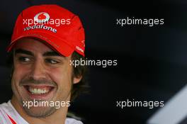 04.10.2007 Shanghai, China,  Fernando Alonso (ESP), McLaren Mercedes - Formula 1 World Championship, Rd 16, Chinese Grand Prix, Thursday Press Conference