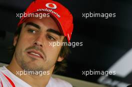 04.10.2007 Shanghai, China,  Fernando Alonso (ESP), McLaren Mercedes - Formula 1 World Championship, Rd 16, Chinese Grand Prix, Thursday Press Conference