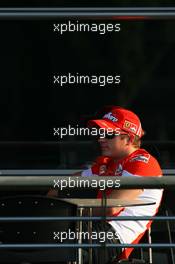 04.10.2007 Shanghai, China,  Kimi Raikkonen (FIN), Räikkönen, Scuderia Ferrari - Formula 1 World Championship, Rd 16, Chinese Grand Prix, Thursday