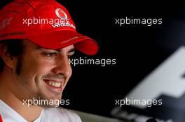 04.10.2007 Shanghai, China,  Fernando Alonso (ESP), McLaren Mercedes - Formula 1 World Championship, Rd 16, Chinese Grand Prix, Thursday Press Conference