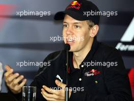 04.10.2007 Shanghai, China,  Sebastian Vettel (GER), Scuderia Toro Rosso - Formula 1 World Championship, Rd 16, Chinese Grand Prix, Thursday Press Conference