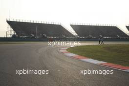 04.10.2007 Shanghai, China,  Shanghai Circuit, Trackwalk - Formula 1 World Championship, Rd 16, Chinese Grand Prix, Thursday, Track Walk