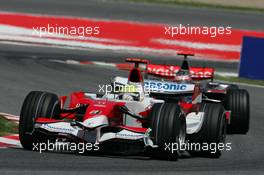 11.05.2007 Barcelona, Spain,  Ralf Schumacher (GER), Toyota Racing, TF107 - Formula 1 World Championship, Rd 4, Spanish Grand Prix, Friday Practice