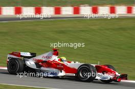 11.05.2007 Barcelona, Spain,  Ralf Schumacher (GER), Toyota Racing, TF107 - Formula 1 World Championship, Rd 4, Spanish Grand Prix, Friday Practice