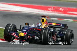 11.05.2007 Barcelona, Spain,  David Coulthard (GBR), Red Bull Racing, RB3 - Formula 1 World Championship, Rd 4, Spanish Grand Prix, Friday Practice