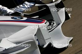 11.05.2007 Barcelona, Spain,  BMW Sauber F1 Team, New front wing - Formula 1 World Championship, Rd 4, Spanish Grand Prix, Friday Practice