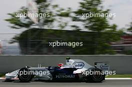 11.05.2007 Barcelona, Spain,  Robert Kubica (POL), BMW Sauber F1 Team, F1.07 - Formula 1 World Championship, Rd 4, Spanish Grand Prix, Friday Practice