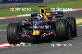 11.05.2007 Barcelona, Spain,  David Coulthard (GBR), Red Bull Racing, RB3 - Formula 1 World Championship, Rd 4, Spanish Grand Prix, Friday Practice