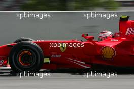 11.05.2007 Barcelona, Spain,  Kimi Raikkonen (FIN), Räikkönen, Scuderia Ferrari, F2007 - Formula 1 World Championship, Rd 4, Spanish Grand Prix, Friday Practice