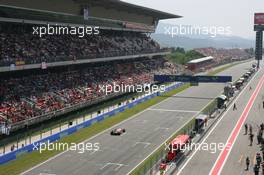 11.05.2007 Barcelona, Spain,  Jarno Trulli (ITA), Toyota Racing, TF107 - Formula 1 World Championship, Rd 4, Spanish Grand Prix, Friday Practice