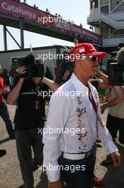 11.05.2007 Barcelona, Spain,  Michael Schumacher (GER), Scuderia Ferrari, Advisor, visits the team on a race weekend for the first time since retiring - Formula 1 World Championship, Rd 4, Spanish Grand Prix, Friday