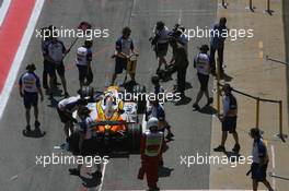 11.05.2007 Barcelona, Spain,  Heikki Kovalainen (FIN), Renault F1 Team, R27 - Formula 1 World Championship, Rd 4, Spanish Grand Prix, Friday Practice