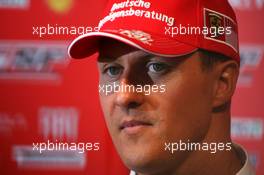 11.05.2007 Barcelona, Spain,  Michael Schumacher (GER), Scuderia Ferrari, Advisor, Press conference - Formula 1 World Championship, Rd 4, Spanish Grand Prix, Friday