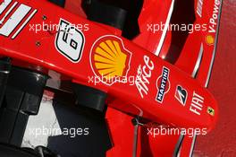 11.05.2007 Barcelona, Spain,  Ferrari front wing - Formula 1 World Championship, Rd 4, Spanish Grand Prix, Friday Practice