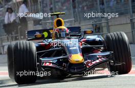 11.05.2007 Barcelona, Spain,  Mark Webber (AUS), Red Bull Racing, RB3 - Formula 1 World Championship, Rd 4, Spanish Grand Prix, Friday Practice