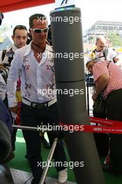 11.05.2007 Barcelona, Spain,  Michael Schumacher (GER), Scuderia Ferrari, Advisor, visits the team on a race weekend for the first time since retiring - Formula 1 World Championship, Rd 4, Spanish Grand Prix, Friday