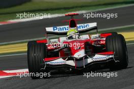 11.05.2007 Barcelona, Spain,  Ralf Schumacher (GER), Toyota Racing, TF107 - Formula 1 World Championship, Rd 4, Spanish Grand Prix, Friday Practice