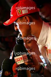 11.05.2007 Barcelona, Spain,  Michael Schumacher (GER), Scuderia Ferrari, Advisor, Press conference - Formula 1 World Championship, Rd 4, Spanish Grand Prix, Friday Practice