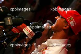 11.05.2007 Barcelona, Spain,  Michael Schumacher (GER), Scuderia Ferrari, Advisor, Press conference - Formula 1 World Championship, Rd 4, Spanish Grand Prix, Friday Practice