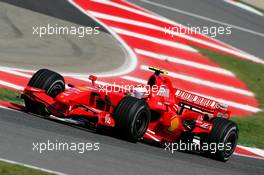 11.05.2007 Barcelona, Spain,  Kimi Raikkonen (FIN), Räikkönen, Scuderia Ferrari, F2007 - Formula 1 World Championship, Rd 4, Spanish Grand Prix, Friday Practice