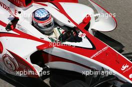 11.05.2007 Barcelona, Spain,  Takuma Sato (JPN), Super Aguri F1, SA07 - Formula 1 World Championship, Rd 4, Spanish Grand Prix, Friday Practice