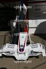 11.05.2007 Barcelona, Spain,  BMW Sauber F1 Team, New front wing - Formula 1 World Championship, Rd 4, Spanish Grand Prix, Friday Practice