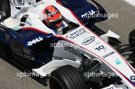 11.05.2007 Barcelona, Spain,  Robert Kubica (POL), BMW Sauber F1 Team, F1.07 - Formula 1 World Championship, Rd 4, Spanish Grand Prix, Friday Practice