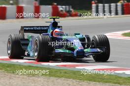 11.05.2007 Barcelona, Spain,  Rubens Barrichello (BRA), Honda Racing F1 Team, RA107 - Formula 1 World Championship, Rd 4, Spanish Grand Prix, Friday Practice