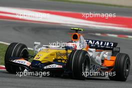 11.05.2007 Barcelona, Spain,  Heikki Kovalainen (FIN), Renault F1 Team, R27 - Formula 1 World Championship, Rd 4, Spanish Grand Prix, Friday Practice