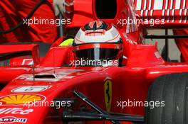 11.05.2007 Barcelona, Spain,  Kimi Raikkonen (FIN), Räikkönen, Scuderia Ferrari, F2007 - Formula 1 World Championship, Rd 4, Spanish Grand Prix, Friday Practice