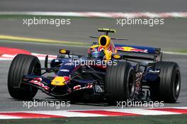 11.05.2007 Barcelona, Spain,  Mark Webber (AUS), Red Bull Racing, RB3 - Formula 1 World Championship, Rd 4, Spanish Grand Prix, Friday Practice