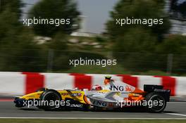 11.05.2007 Barcelona, Spain,  Heikki Kovalainen (FIN), Renault F1 Team, R27 - Formula 1 World Championship, Rd 4, Spanish Grand Prix, Friday Practice