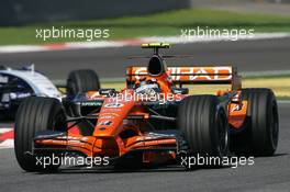 11.05.2007 Barcelona, Spain,  Christijan Albers (NED), Spyker F1 Team, F8-VII - Formula 1 World Championship, Rd 4, Spanish Grand Prix, Friday Practice