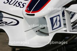 11.05.2007 Barcelona, Spain,  BMW Sauber F1 Team, New front wing - Formula 1 World Championship, Rd 4, Spanish Grand Prix, Friday Practice