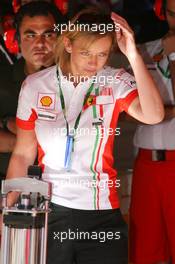 11.05.2007 Barcelona, Spain,  Sabine Kehm (GER), Michael Schumacher's personal press officer - Formula 1 World Championship, Rd 4, Spanish Grand Prix, Friday