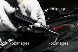 11.05.2007 Barcelona, Spain,  Scuderia Ferrari, F2007, wheel detail - Formula 1 World Championship, Rd 4, Spanish Grand Prix, Friday Practice